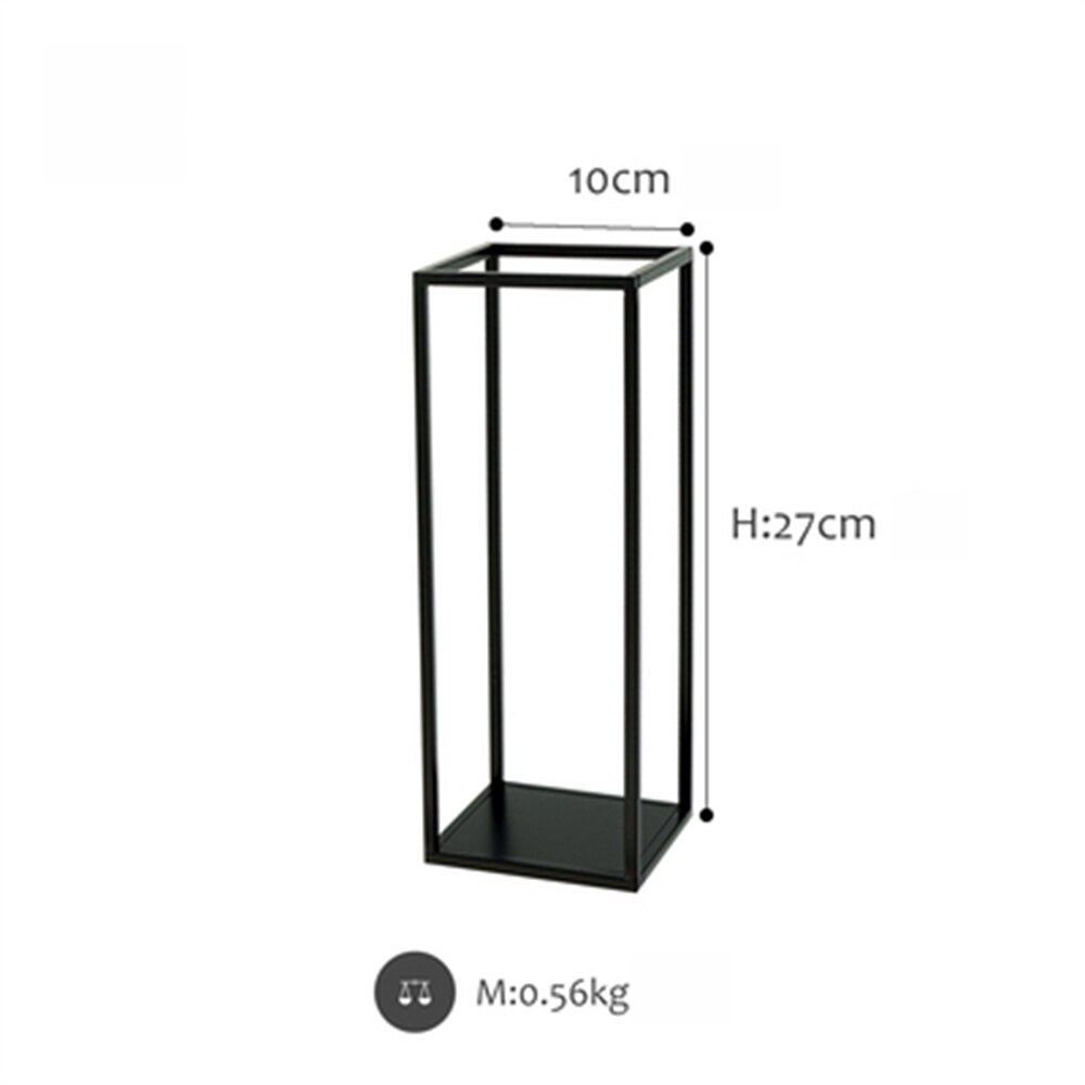 Luxury Storage Racks Geometry Tray Kitchen Bathroom Decorations Storage Tools Accessories 3 Tiers Iron Frame Perfume Holders: B-large