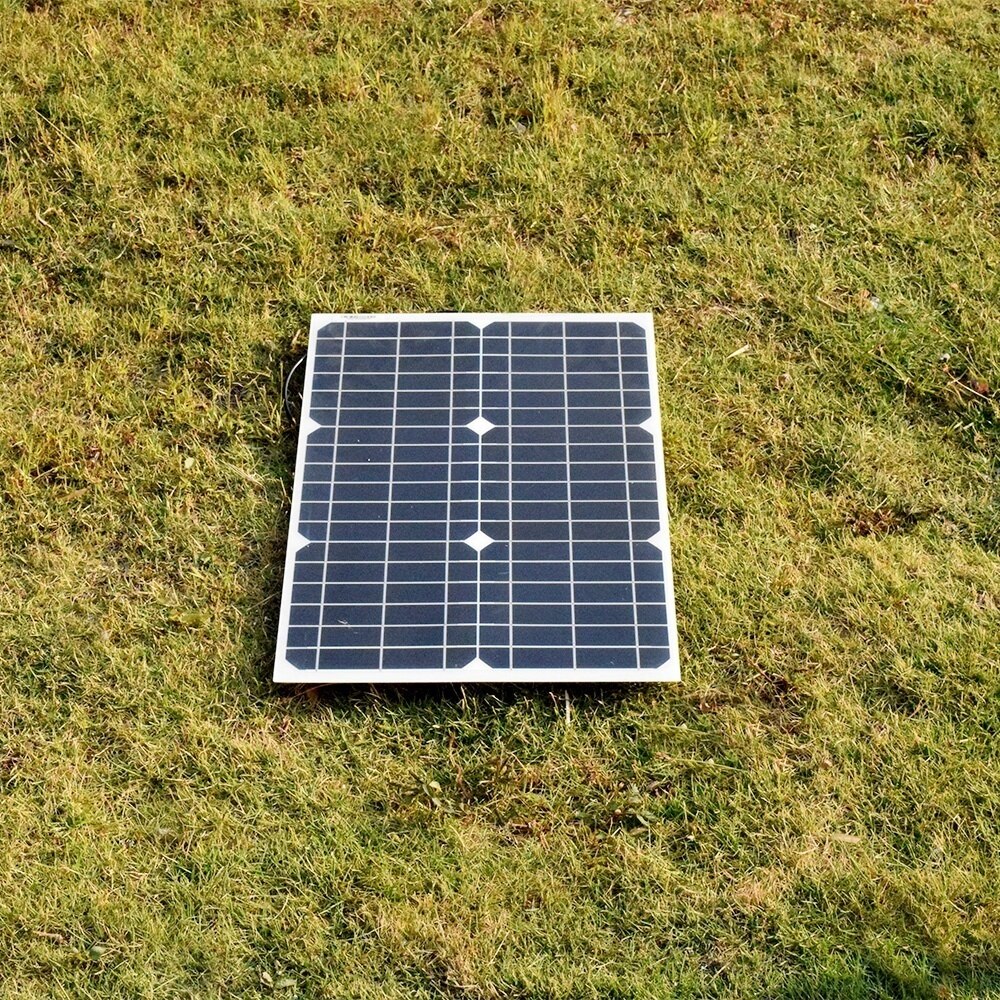 20w Solar Panel Flexible With 10A 12v 24v Controller Car Charger For RV Car Boat LCD Display Powebank camping hiking car boat