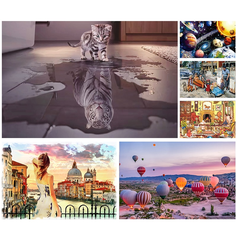 FAI DA TE Jigsaw Puzzle 1000 Pezzi di Montaggio Foto Viaggi Nello Spazio Paesaggio Puzzle Giocattoli Per Adulti Bambini A Casa I Bambini Giochi Regali