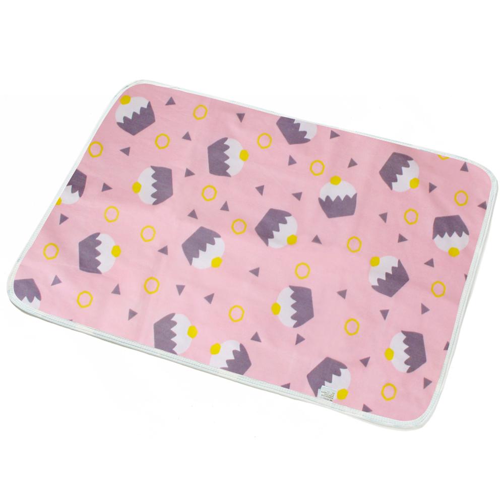 Babyble puslemåtte madras foldbar vandtæt nyfødt liggeunderlag rejsepudemåtter til babysengesæt 35*45cm: Mønster k