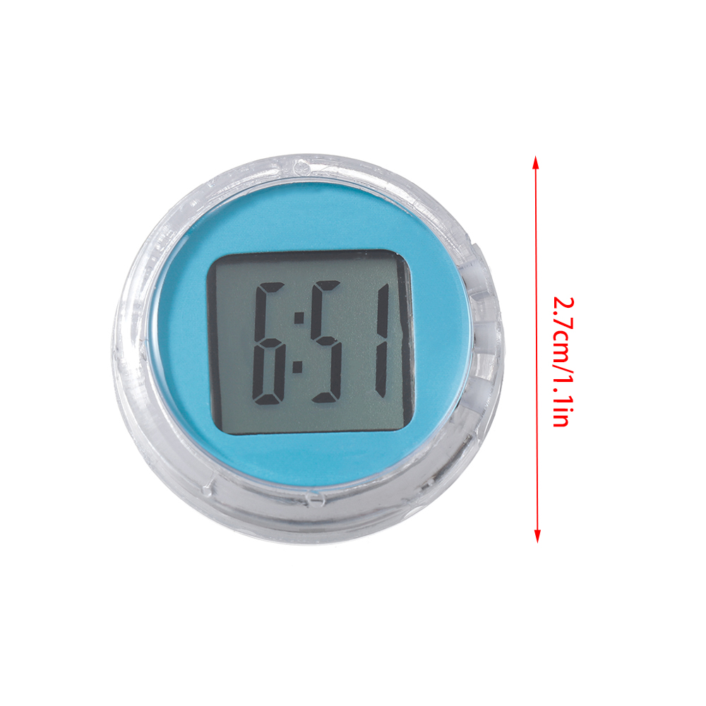 Neue Mini Motorrad Uhren Uhr Wasserdicht Stock-Auf Motorrad Montieren Uhr Auto Auto Styling Zeit Anzeige Moto Fahrrad Digital uhr