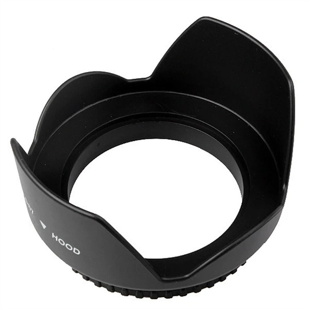 49mm 52mm 55mm 58mm 62mm 67mm 72mm 77mm 82mm kwiat obiektyw do obiektywu aparat Nikon Canon: SZARY