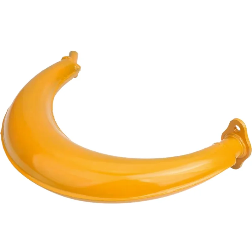 Fahrrad-Bananenschalldämpfer-Auspuff für 49 cc, 50 cc, 60 cc, 80 cc motorisiertes Fahrrad, 2-Takt-Motor-