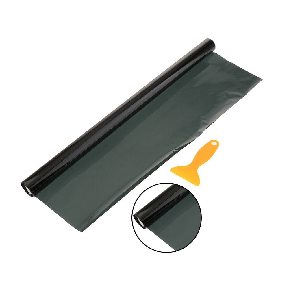 Autoglas zijruit zonwerende folie folie 50cm*100cm 50%/35%/25%/20%/15%  transmissie 1 st