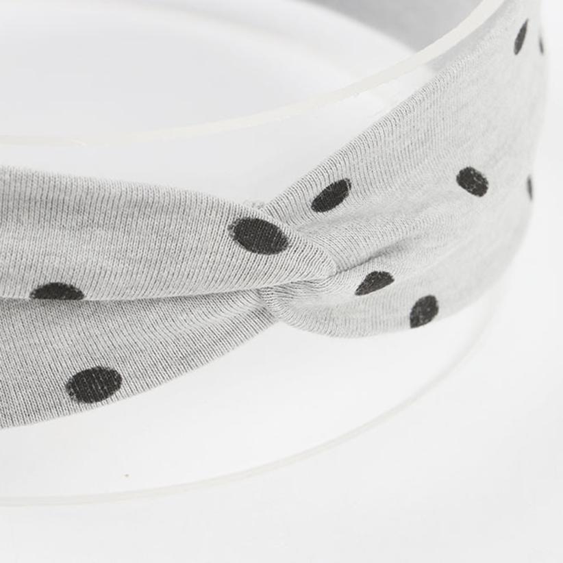 Leuke Baby Peuter Infant Hoofdband Dot Printing Stretch Haarband Hoofddeksels haar accessoriesbaby hoofdband