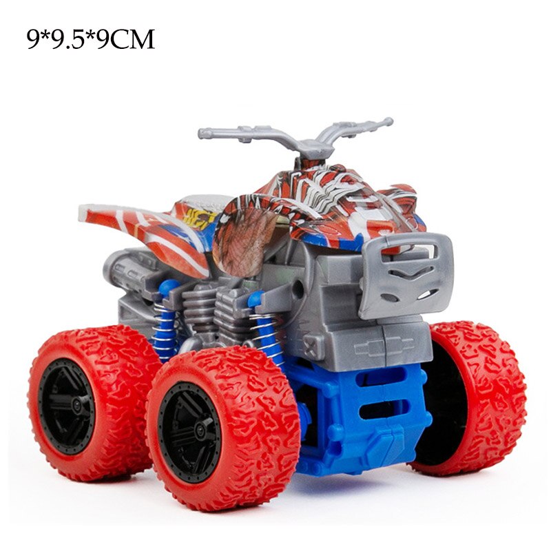 15 Styles Toys Car Mini Inertial Off Road Vehicle Pull Back Children Shock Plastic Friction Stunt Car For Kids Toys Car: 02