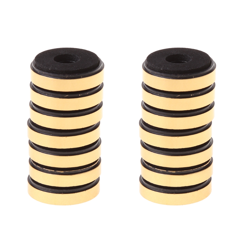 12 Stuks Aluminium Frame Speaker Stands Voeten Pads Duurzaam Stevige Voet Matten Verminderen Interferentie Effen Onderdelen: Overigen / bundel 3