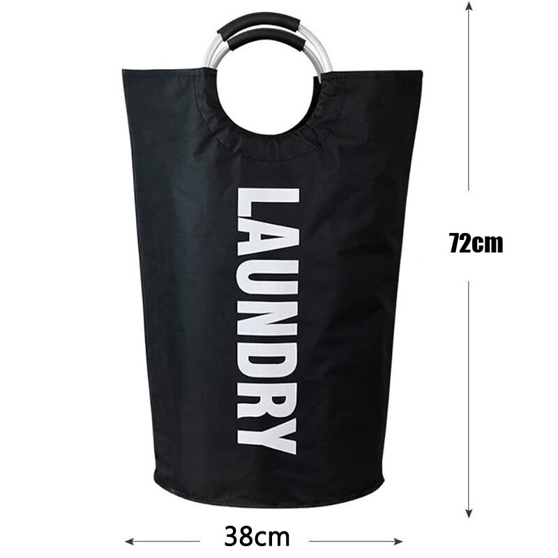 Oxford Doek Vouwen Opbergtas Baby Kleding Opbergtas Huishoudelijke Vuile Kleren Zak Opbergtas Speelgoed Opslag: black