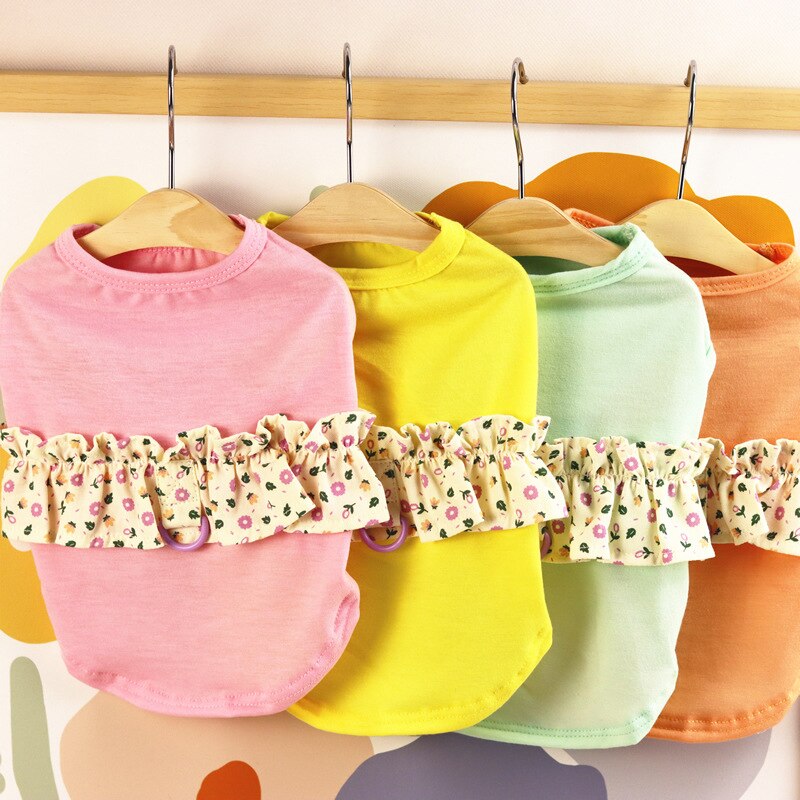 Hond Zomer Kleding Harnas Vest Kat Puppy Kleding Yorkie Yorkshire Terrier Pommeren Shih Tzu Maltezer Bichon Poedel Kostuums