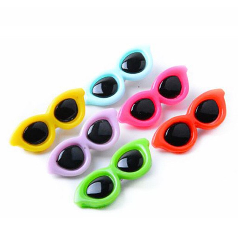 1Pcs Pet Mooie Hart Zonnebril Haarspelden Hond Bows Hair Clips Voor Puppy Honden Kat Yorkie Teddy Huisdier Haar decor Dierbenodigdheden