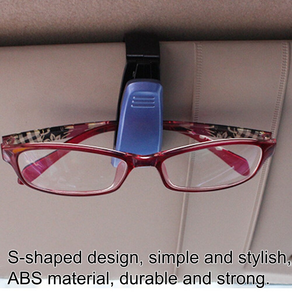 Zonneklep Bril Gevallen Zonnebril Brillen Houder Draagbare Auto Fastener Clip Decoratie Auto Ornament Interieur Accessoires