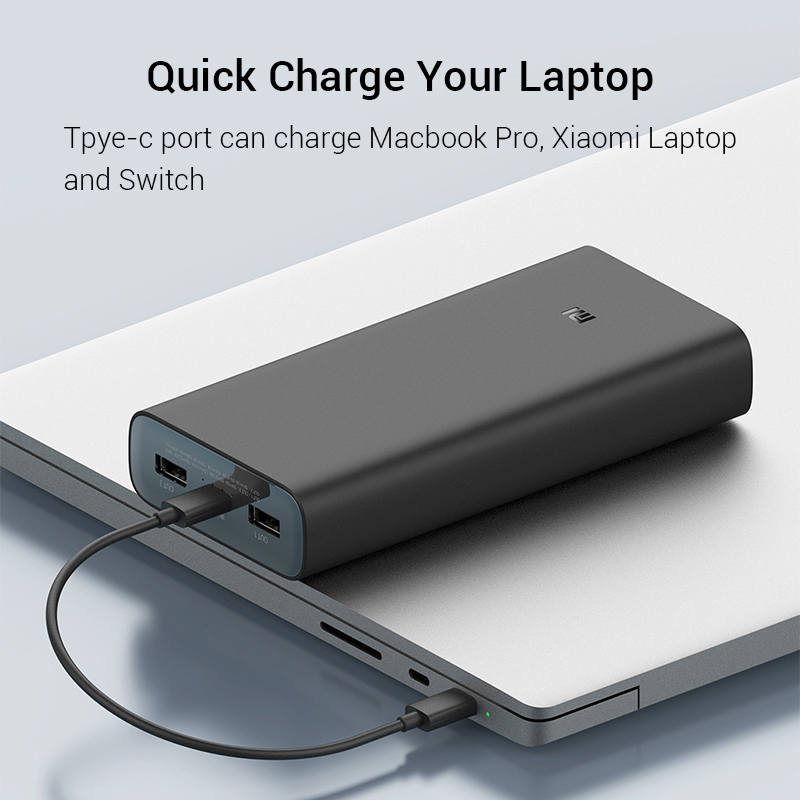 Xiaomi – batterie externe Portable 20000mAh, Powerbank 3, 50W, PB200SZM, USB type-c, charge rapide, Mi 20000