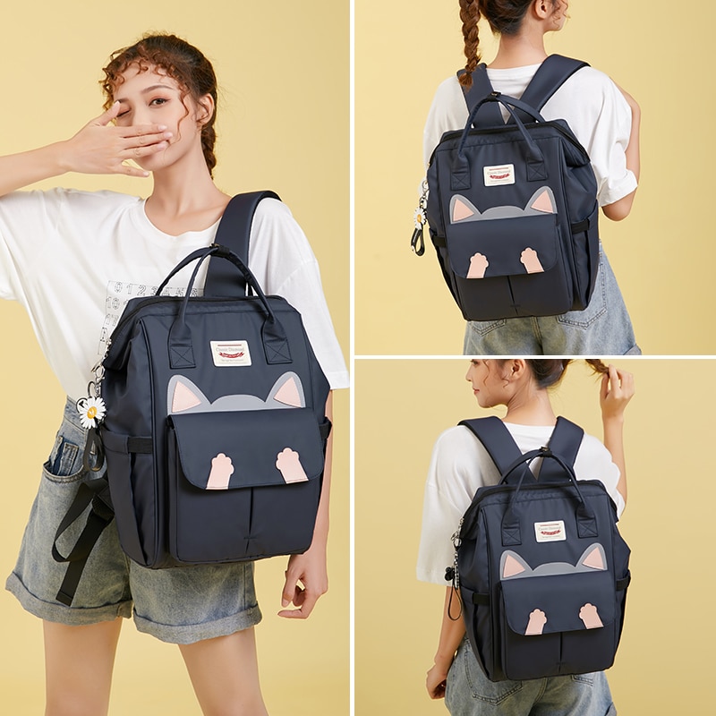 Large Capacity Junior High Girls School Bags Students Bag Women Good-looking Backpack Travel Waterproof Children Backpacks 2022