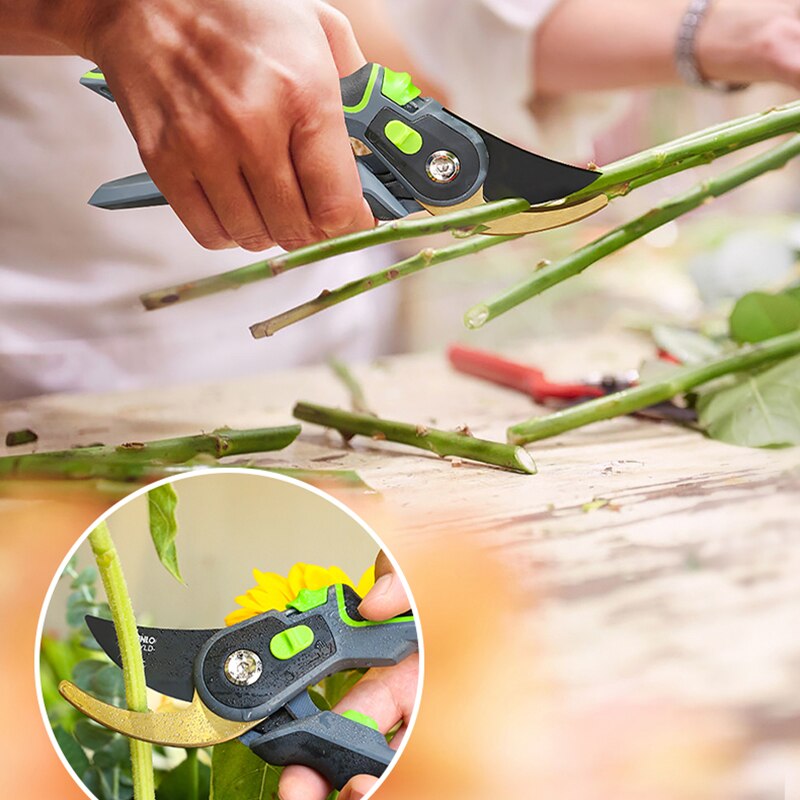 1PC Gardening Pruning Fruit Tree Pruning Shears Gardening Pruning Branche Garden Labor-saving Shears Household Scissors Artifact