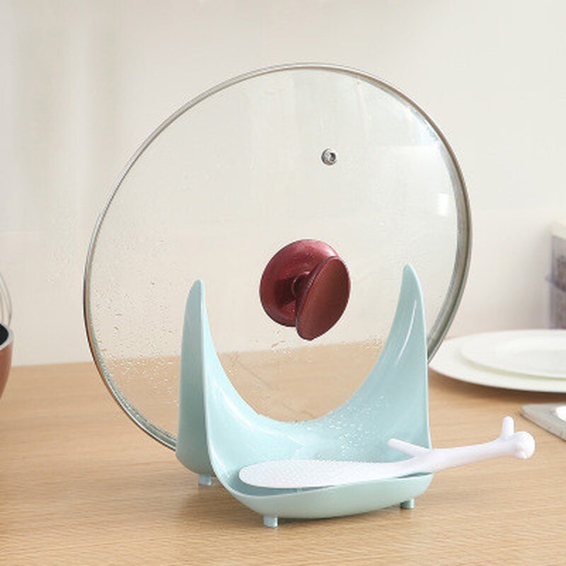 Spatula Spoon Pot Lid Shelf Holder Rack Pad Kitchen Multifunction Foldable Colorful Stand Containers Organizer Cooking Gadgets