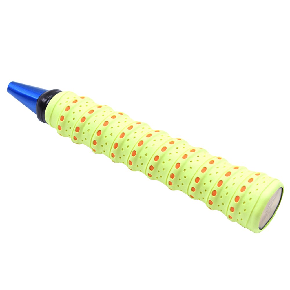 Badminton Squash Bal Racket Handvat Cover Strip Dubbele Kleur Badminton Overgrips Zweetband Tennis Tape Hand Grip Band: green