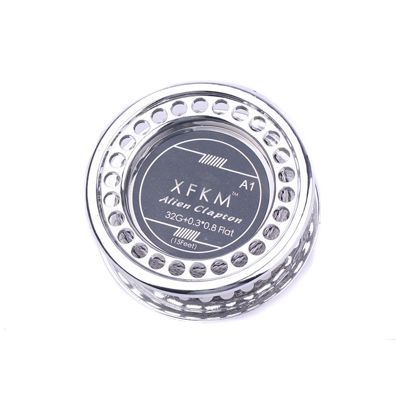 XFKM NI80/A1/316 5 m/rotolo alieno fuso Clapton per RDA RBA atomizzatore ricostruibile fili di riscaldamento strumento bobina alieno Clapton filo di riscaldamento