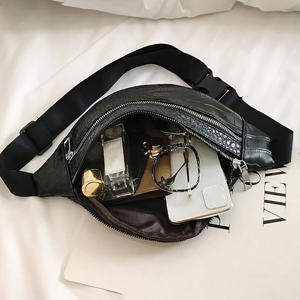 Vrouwen Mode Sport Taille Zak Zak Enkele Schoudertas Schuin Tas Многофункциональная Сумка Сумка Кожаная Женская