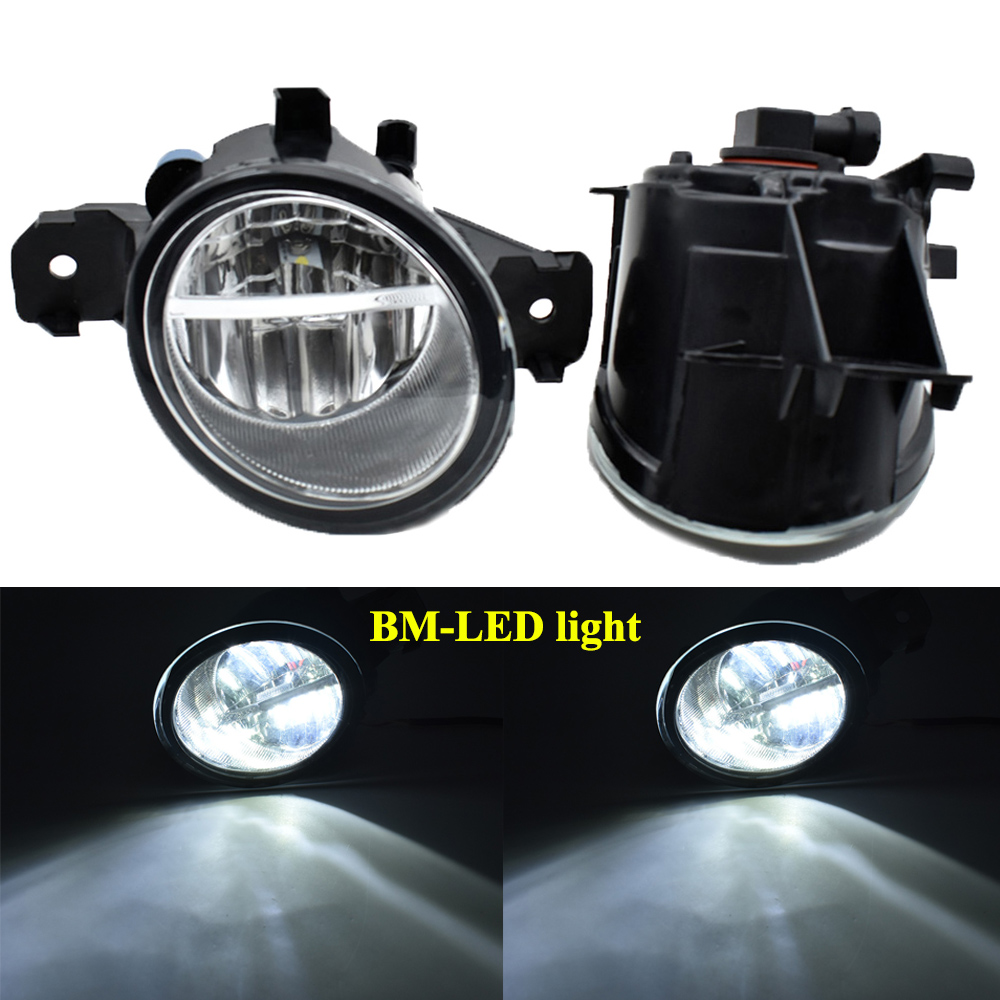 1 par de luces antiniebla LED superbrillantes para Renault Clio Koleos Laguna Espace Thalia símbolo Modus VelSatis halógeno