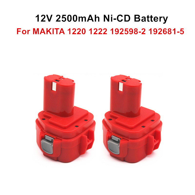 12V 2500Mah Ni-Cd Oplaadbare Power Tool Batterij Voor Vervanging Voor Makita PA12 1220 1222 192598-2 192681-5 193981-6 638347-8