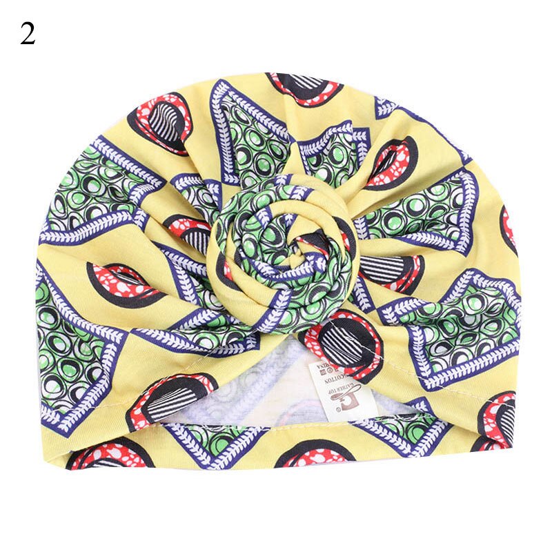 de chaleur africaine bébé populaire enfants beignet Bonnet noeud indien chapeau Parent enfant Extra grand sommeil casquette réglable Satin: 2