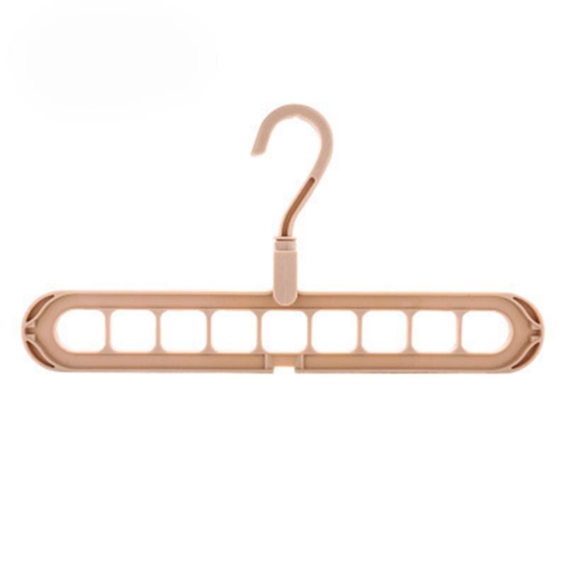 Drying Rack Balcony Clothes Drying Rack Wall Mounted Clothes Drying Rack Bathroom Drying Rack Indoor Space Saving 8 Holes: KHAKI-1