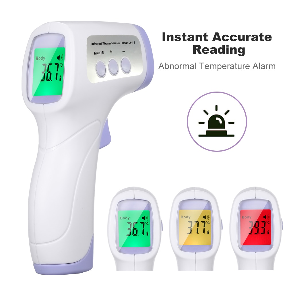 Baby Thermometer Infrarood Digitale Lcd Body Meting Voorhoofd Non-contact Volwassen Koorts Ir Kinderen Termometro Sensor