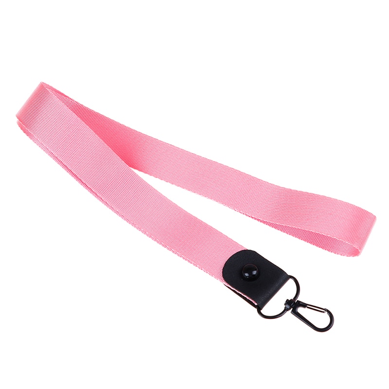 1 Pcs Einfarbig keychain Tag Lanyard Ausweis Pass Neck Strap Handy Straps Abzeichen Halter DIY Hängen Seil