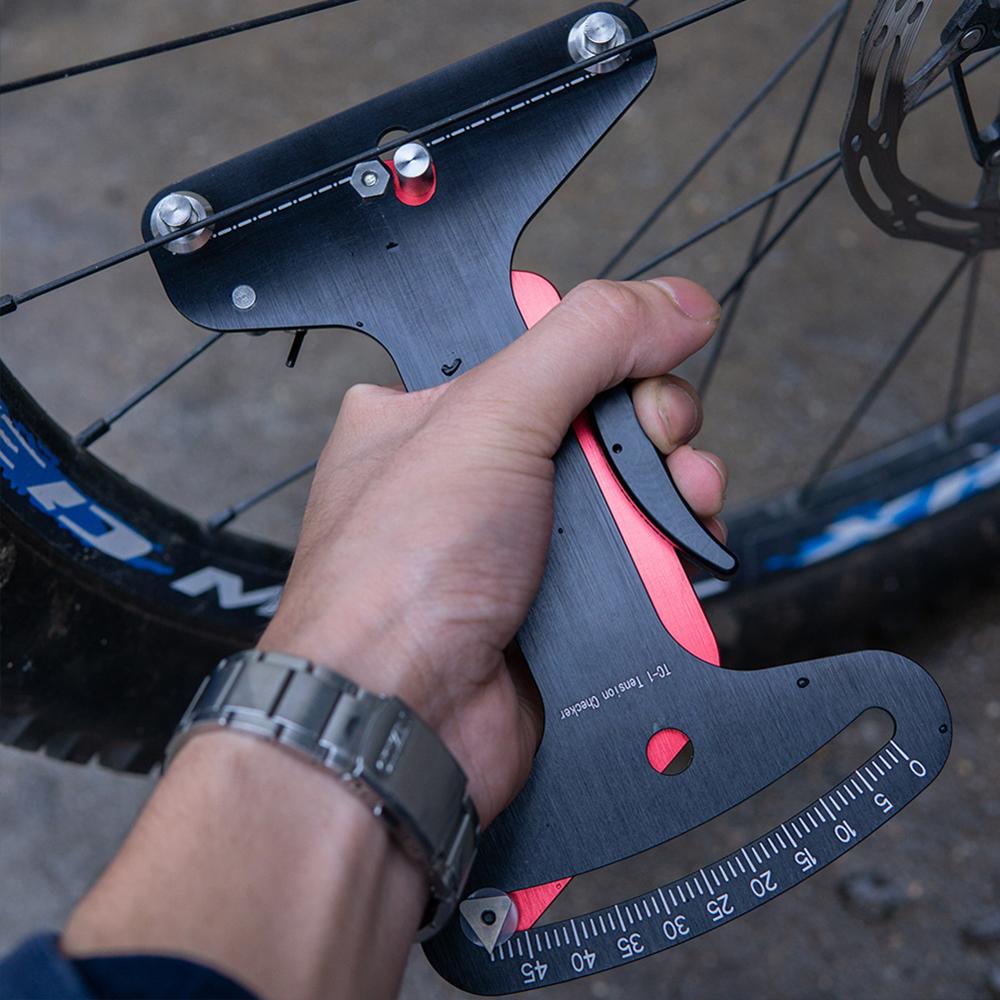 Ekerspänningsmätare hjul ekrar checker pålitlig indikator exakt och stabil tävla med blått verktyg cykelverktyg