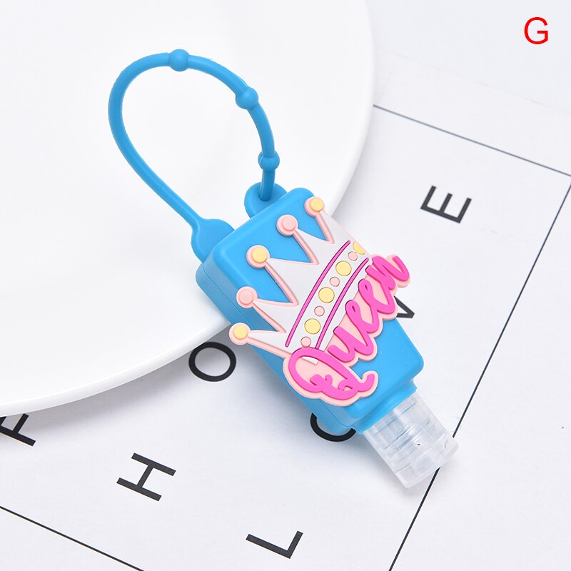 1 st silikon mini handsprit resebärbar säker gelhållare engångs ingen ren tvål dispenser hand gel hållare för barn: G