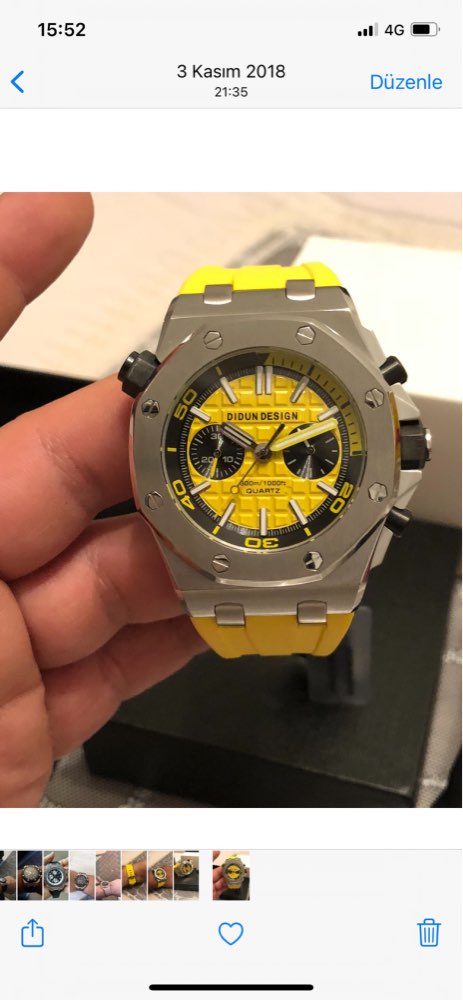 Didun Horloges Mannen Luxe Horloges Heren Staal Quartz Horloges Mannen Dress Bedrijvengids Horloge Lichtgevende Horloge 30M Waterbestendig: yellow