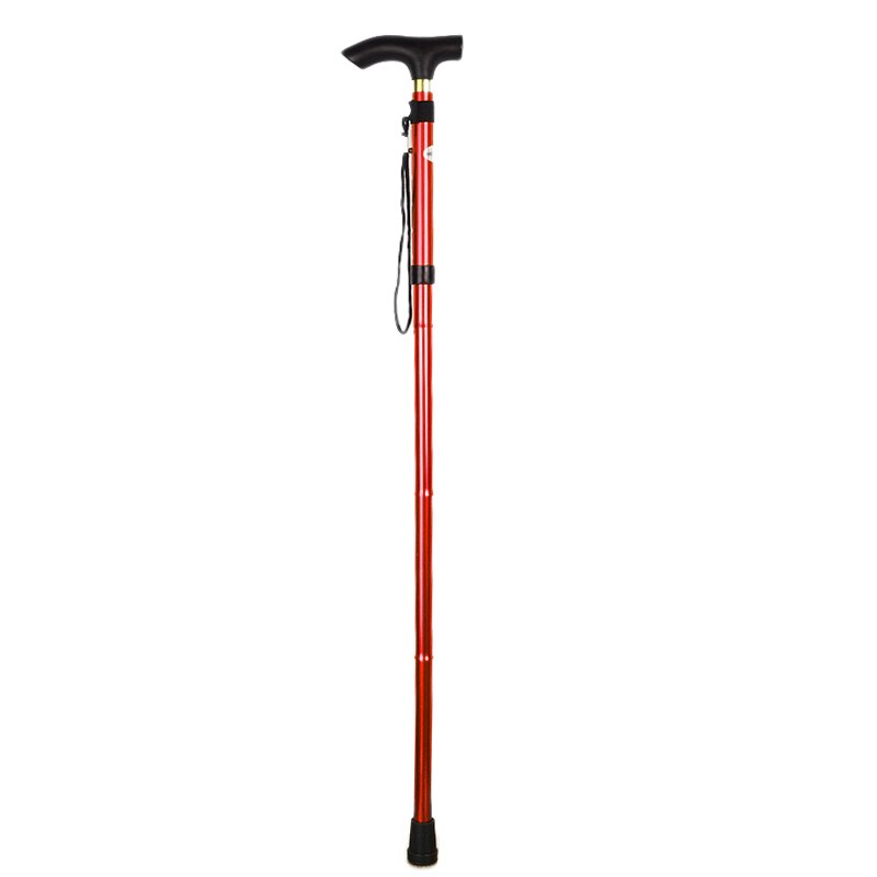 T-griff Spazierstock Teleskop Taktstock Wandern Wandern Pole Tragbare Ultra-licht Aluminium Klapp Klettern Stock für Ältere: verrotten