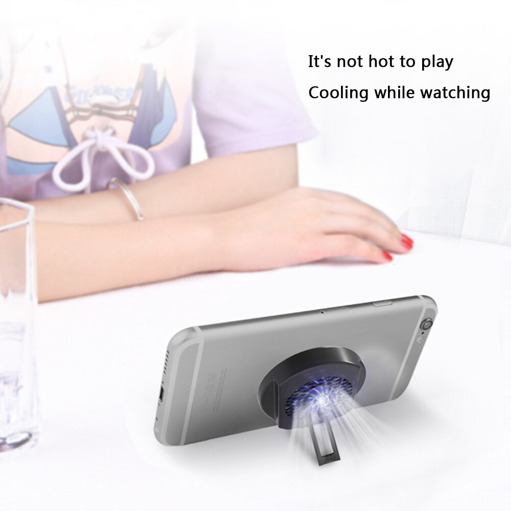 Mobile Phone Cooling Radiator Stand Durable Practical Multi-functional Classic Gamepad Cooler Fan Phone Tablet Heat Sink