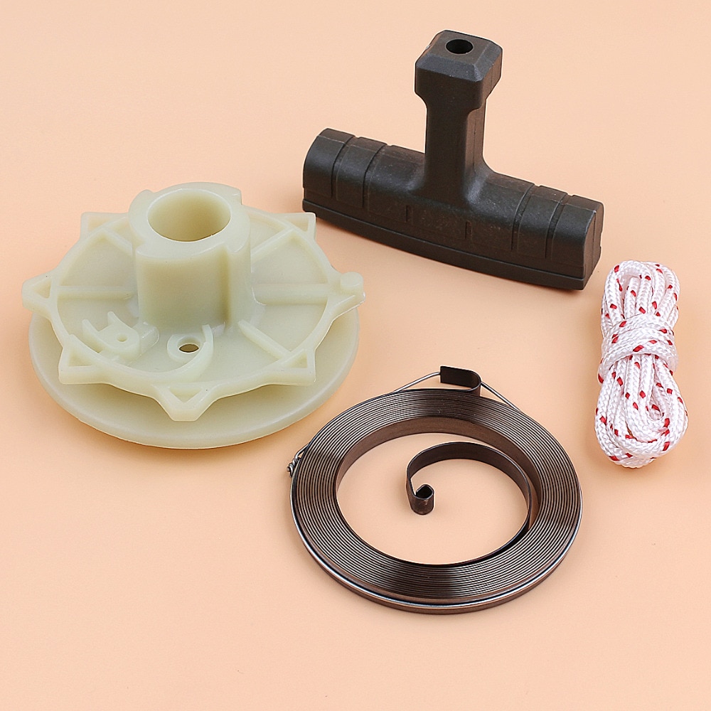 Recoil Spring Starter Pulley Kit for Mcculloch MACCAT 335 338 435 440 Gasoline Chainsaw Parts 545008015