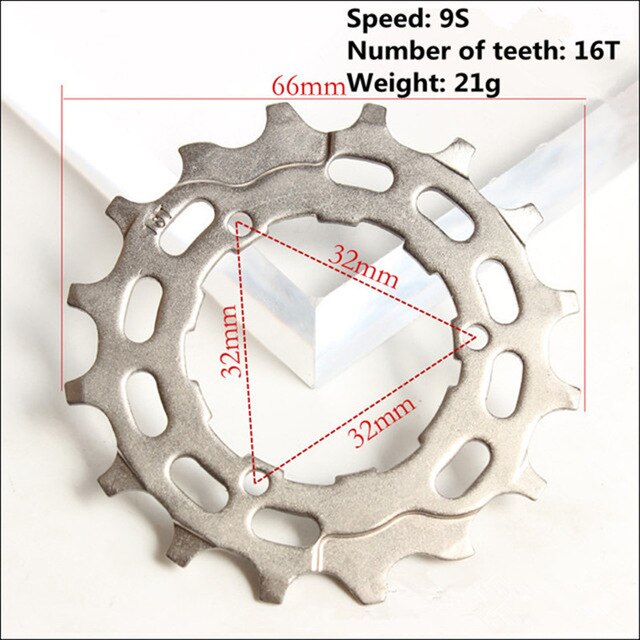 mountain bike cassette flywheel 9S 11T-19T full range of flywheel repair parts compatible with SHIMANO/SRAM/SunRace: 9-speed 16T