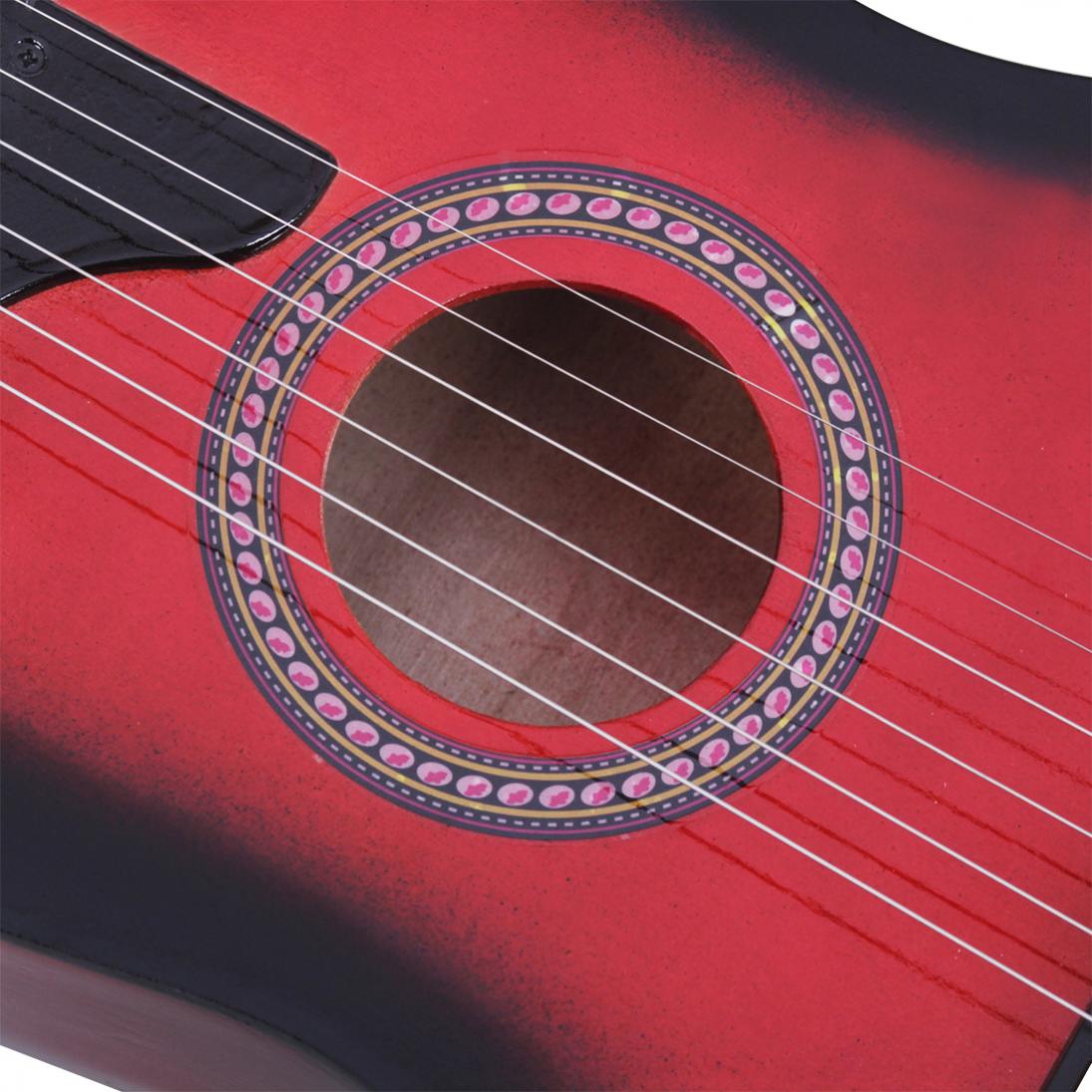 25 Inch Basswood Acoustic Guitar with Pick Strings for Children and Beginner Send Musical Stringed Instrument