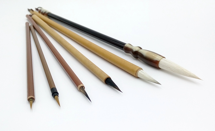 Serie pak (6 pennen) kalligrafie Borstels Tekening Art Supplies voor Jong en oud die graag Chinese traditionele cultuur
