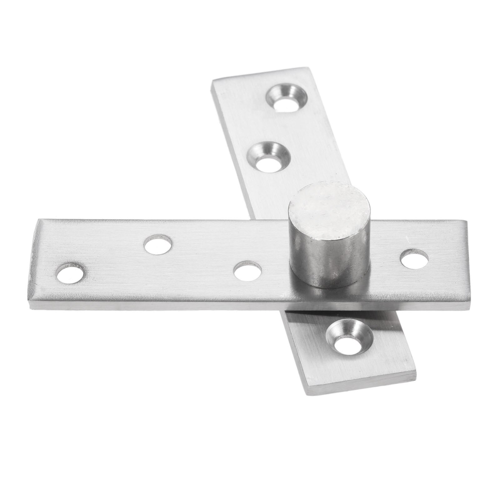 1 Set Door Pivot Hinges 100mm Doors Rotating Hinges Location Shaft Hidden Pivot Hinge 360 Degree Rotation