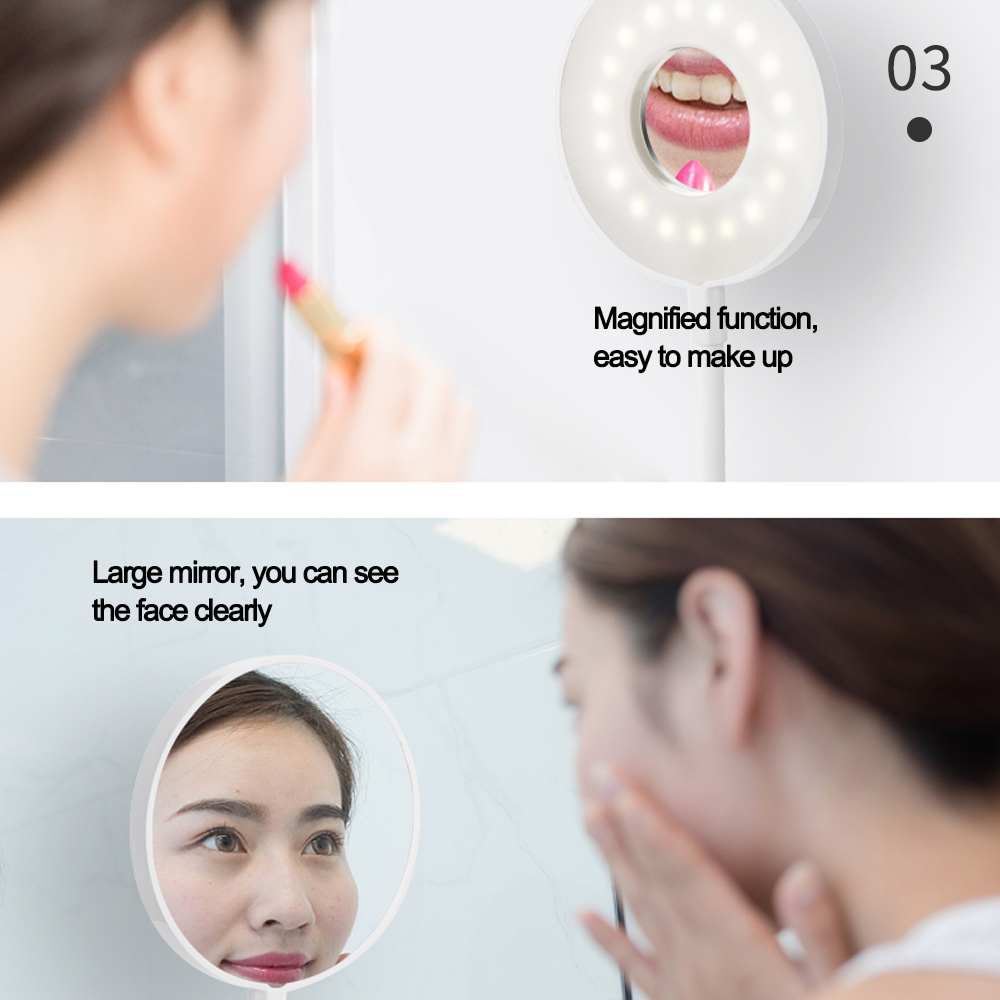 LED Make Up Mirror Light Desk Table Lamp USB Vanity Makeup Mirror Lights Dressing Lighting Dimmable Reading Room LED Clip Lamp