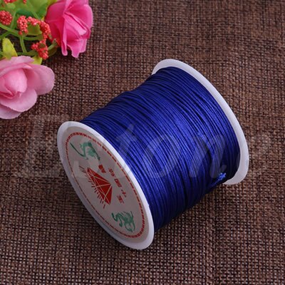 1Roll 45M x 0.8mm Nylon Chinese Knot Macrame Bracelet Braided Cord Thread String: 6