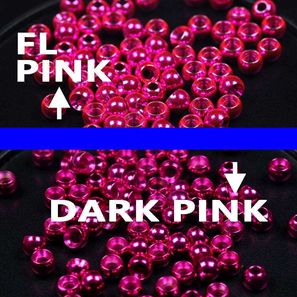 Wifreo 20PCS 2.8mm 7/64" Fly Tying Brass Beads Beadhead Nymph Stonefly Streamer Fly Tying Weighted Head FL Orange Rainbow Golden