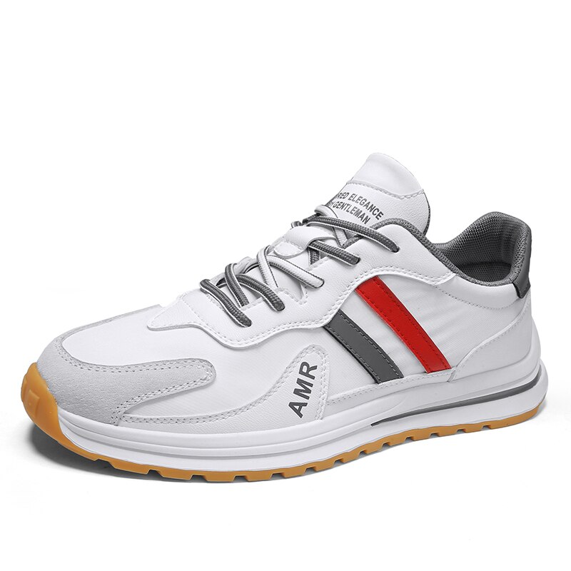 Zapatos de Golf profesionales para hombre, calzado deportivo de para exteriores, color rojo y verde, para primavera y otoño: White Red / 39
