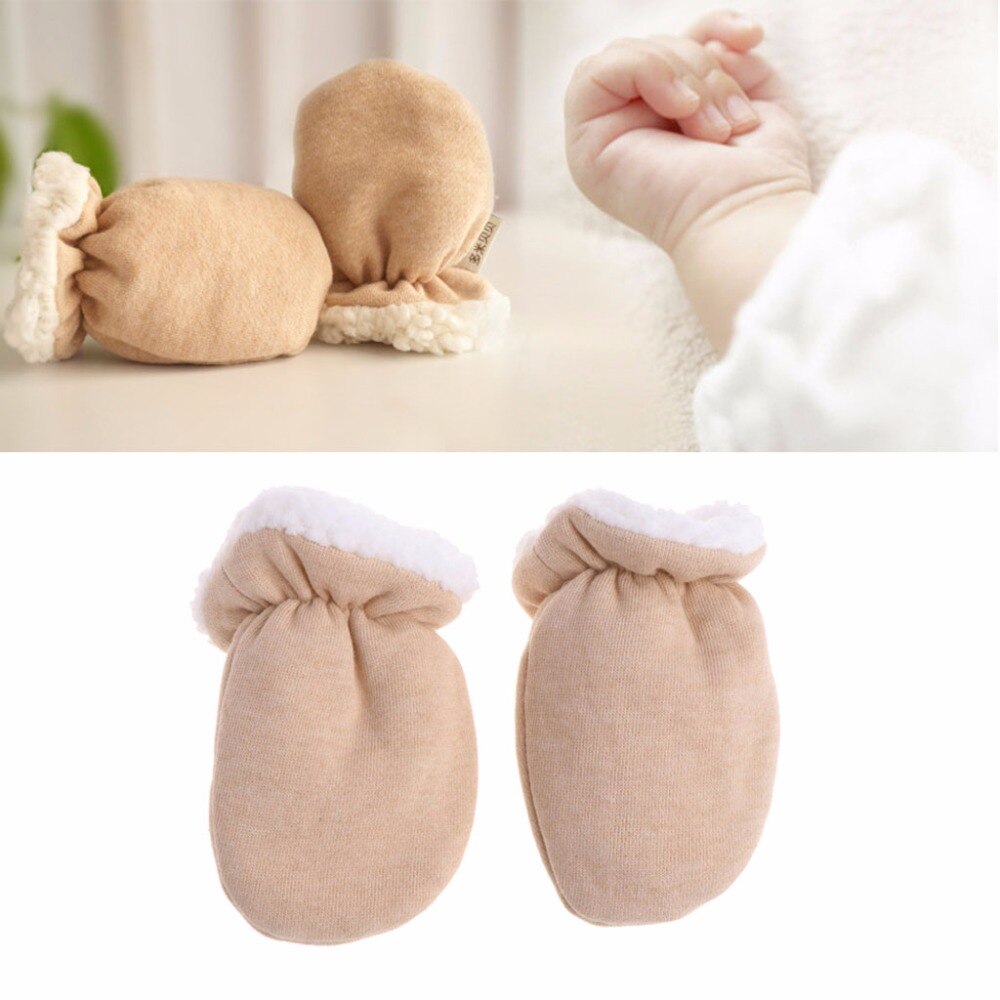 KLV gants chauds pour bébés | Molletonnés et épais, dessin animé, gants d'hiver chauds pour bébés de 0 à 12 mois