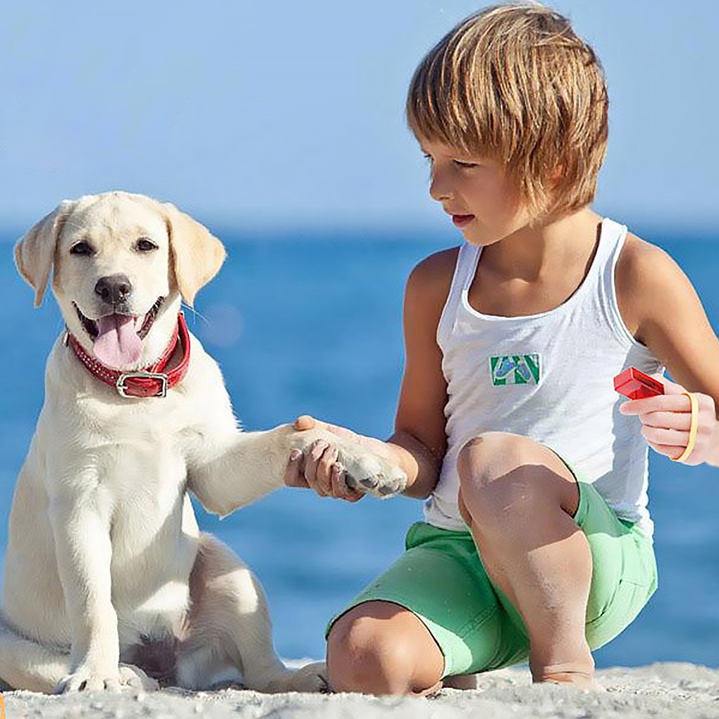 Pet Training Clicker Portable Plastic Training Button Clip Trainer Pet Obedience Training Tool