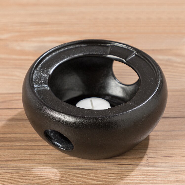 Base de calentamiento, estufa de vela, fabricante de té, tetera de estilo japonés, calentador Portable, soporte de té, Base aislante de café con remaches: Default Title