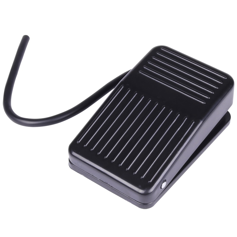 Hetkellinen jalkaohjain poljinkytkin sähköinen jalkakytkin  ac 250v 10a 1 no 1 nc spdt