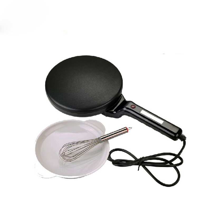 220v elektrisk crepe maker rund non-stick pandekage crepe maker køkken stegepande rulle kage maskine bagepande