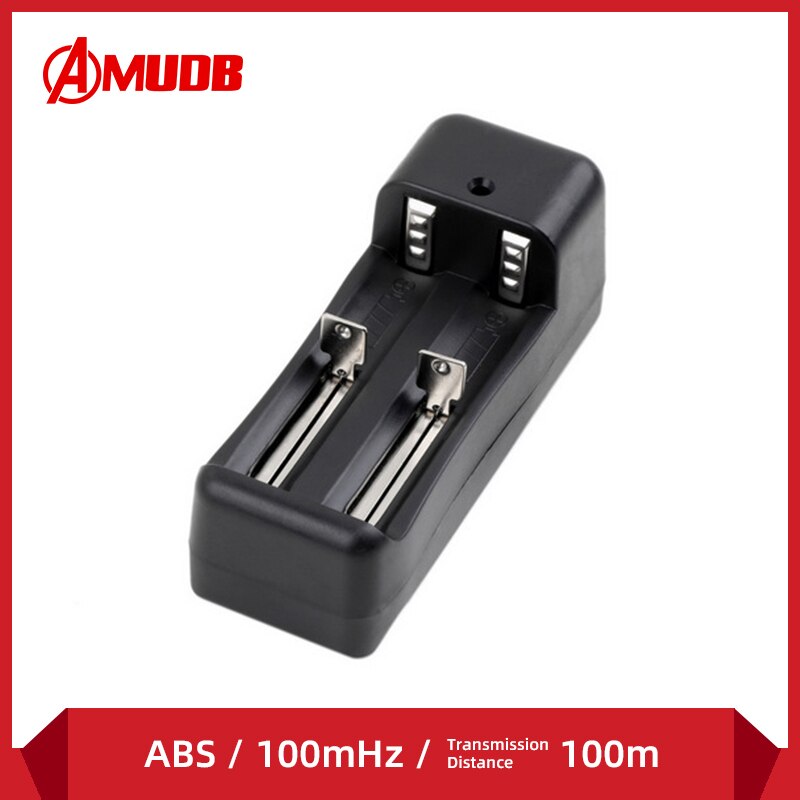 Amudb 18650 26650 Batterij Snel Opladen Lader Een Dual Slot Oplaadbare Draagbare DC5V/1A Usb Lithium Smart Batterij Charg