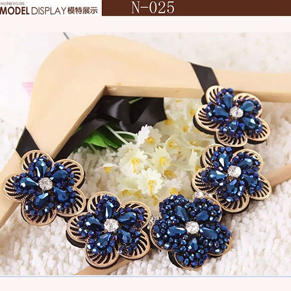 Women Black Choker Necklace Handmade Retro Burlesque Jewelry Woman GiftFashion Jewelry Handmade Collar Necklace Choker Necklace: N025