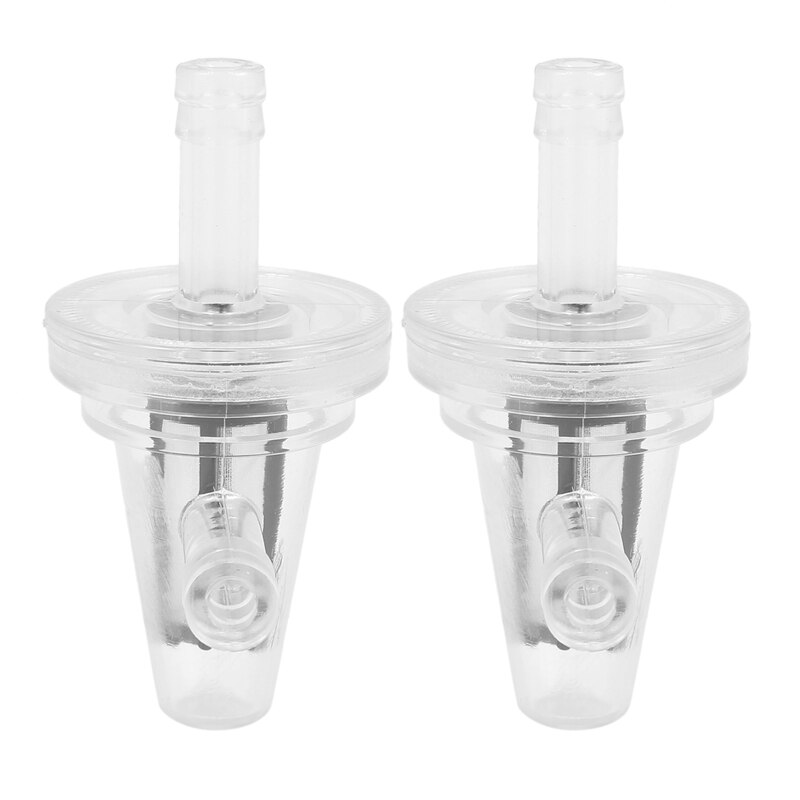 2X uniwersalny motocykl kątowy (90 stopni) filtr paliwa pasuje 1/4 &quot;6Mm 7Mm wąż linie biały